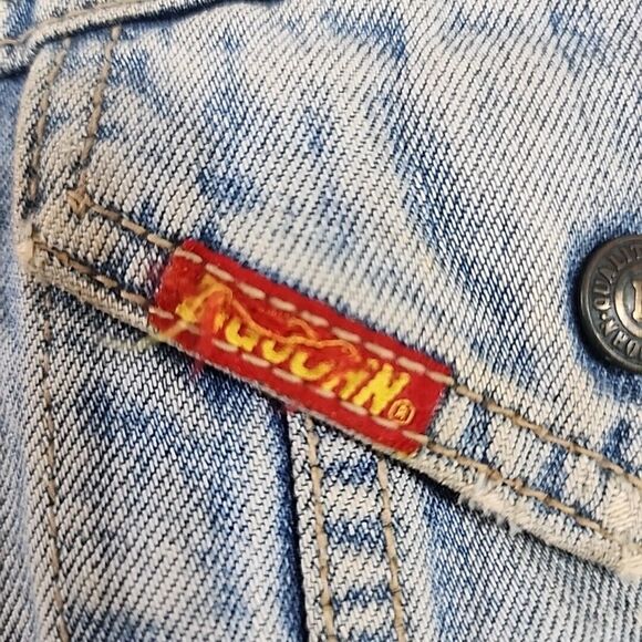 Vintage BIG JOHN Denim Jeans Trucker Jacket Blue‎ Japan SIZE 3L - Picture 5 of 13